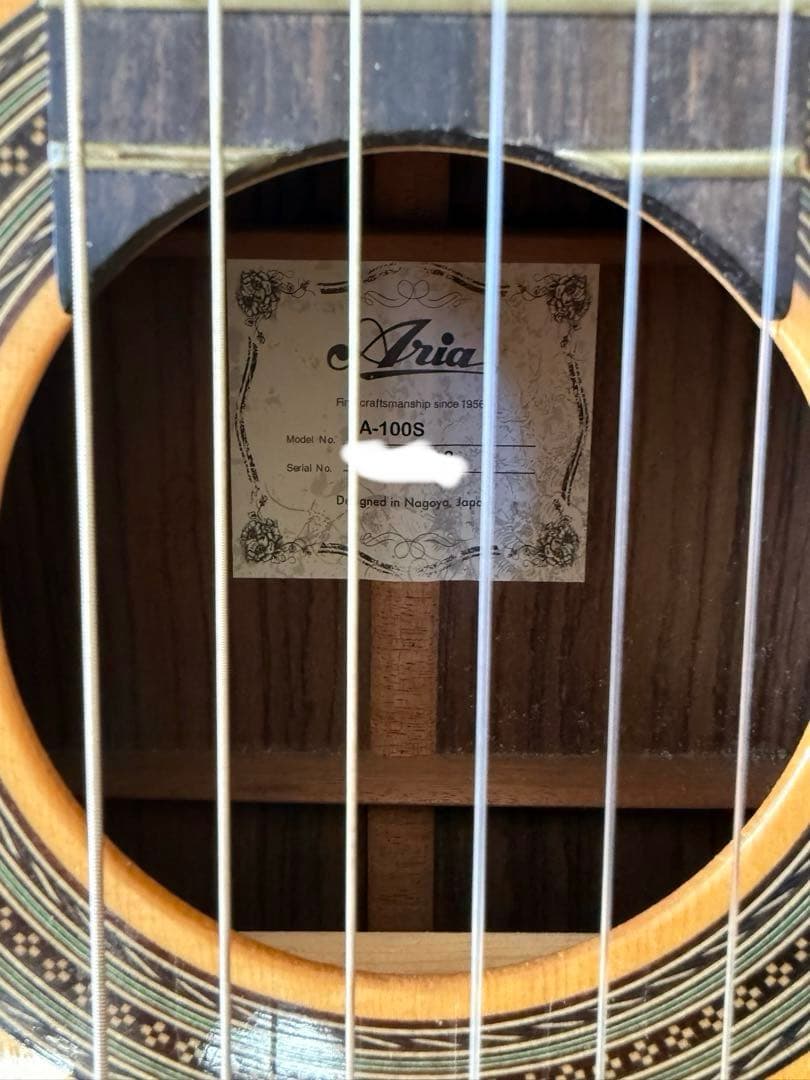Aria A-100S 650mm オール単板　定価33,000円ケース付き