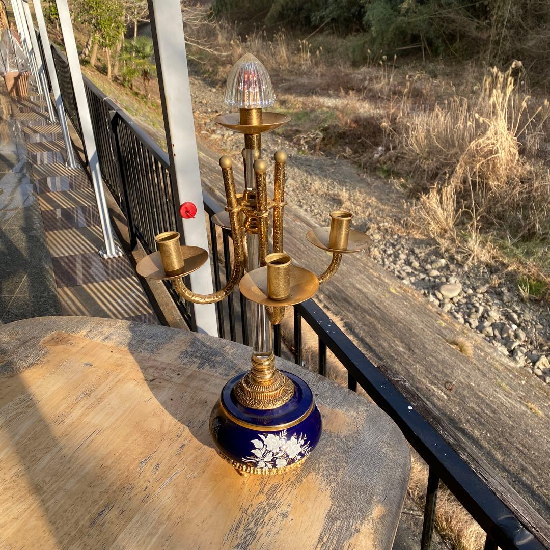 西洋アンティーク　キャンドルホルダー5灯式　燭台　蝋燭立て