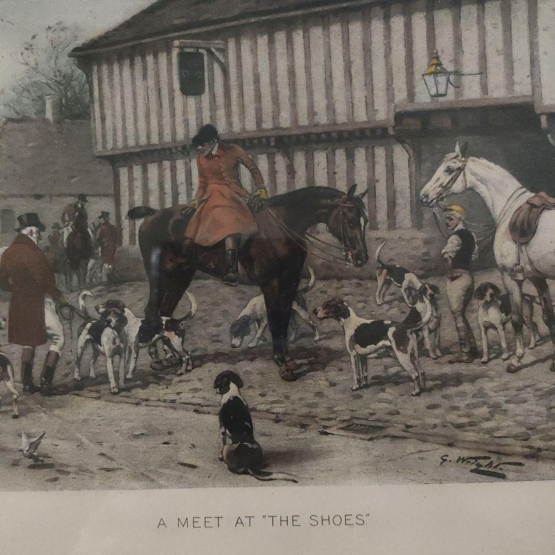 e Wrightジョージライト銅版画『The Shoesでの出会い 』