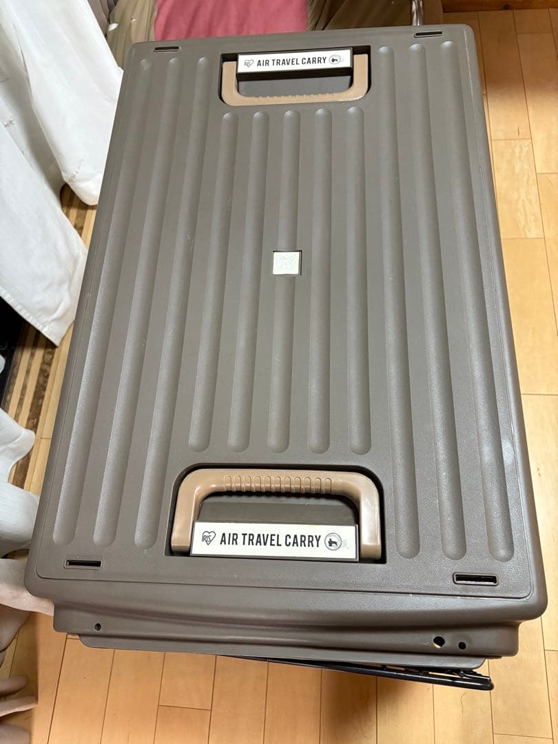 ケージ　アイリスオーヤマキャリー Lサイズ ブラウン　犬用キャリー空輸対応