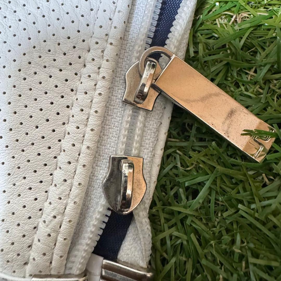 J.LINDEBERG J.リンドバーグ キャディバッグ レザー ホワイト