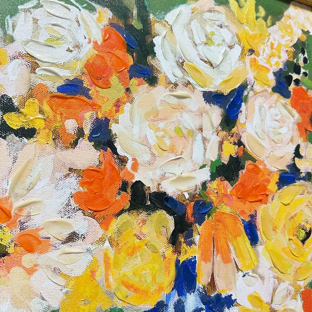 Francfranc　ビビットフラワーアート　ボタニカルアート　金