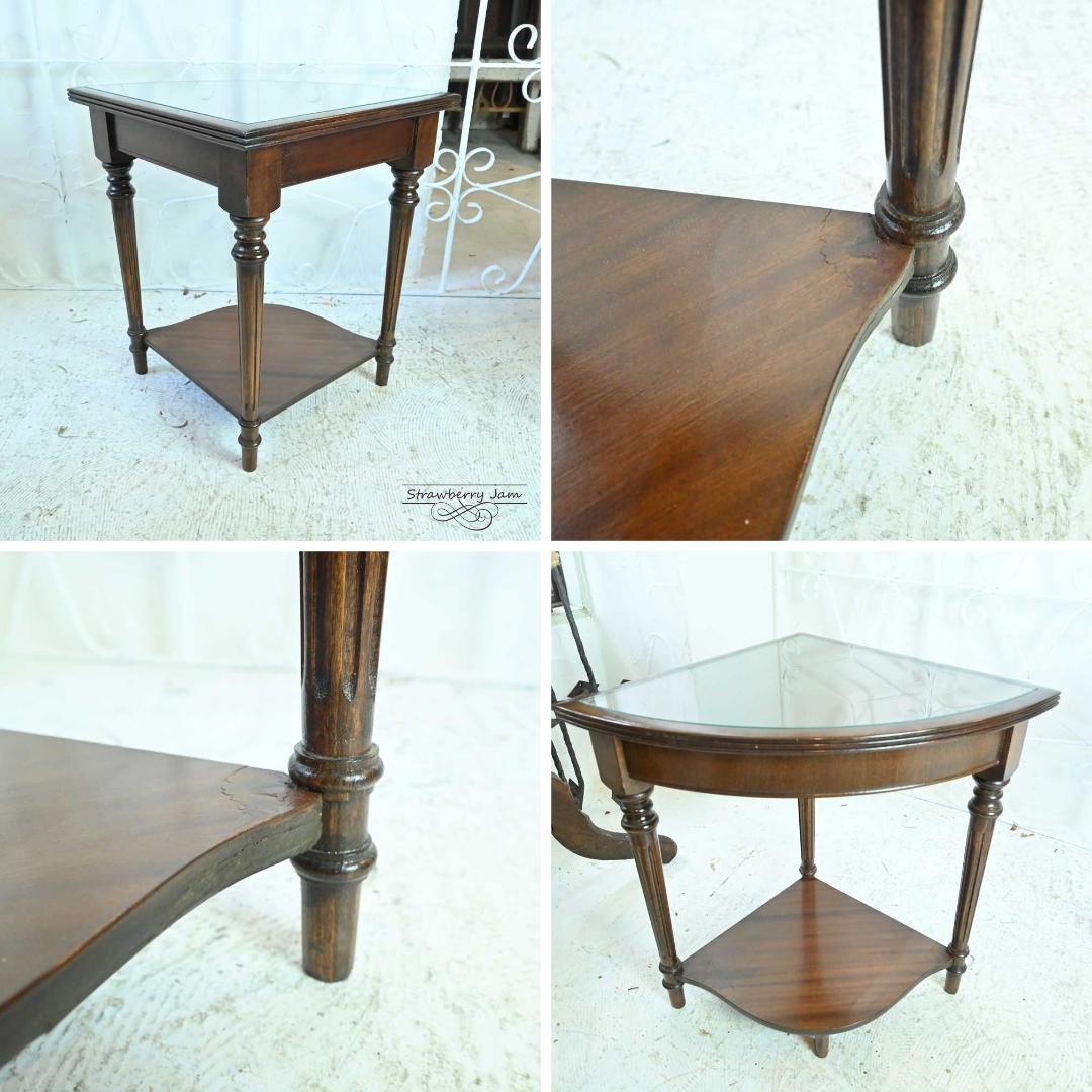 雅*様 【早い者勝ち】L3705-264 英国アンティーク 丸テーブル ネストテ