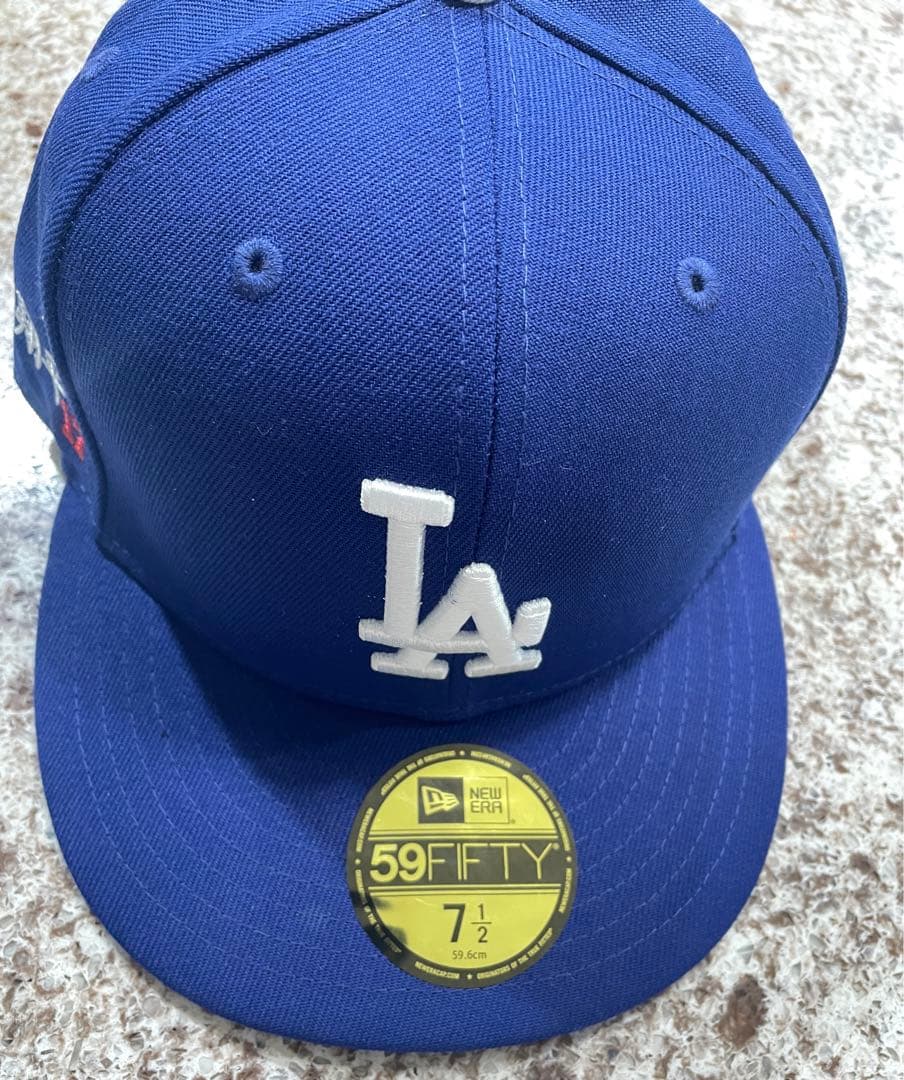 大谷翔平17 刺繍入りドジャースオーセンティックキャップ‼️サイズ7 1/2新品