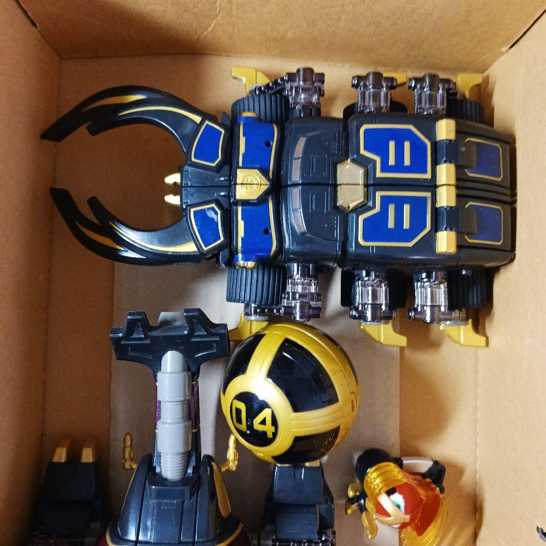 忍風戦隊ハリケンジャー　DX戦隊ロボ 旋風人 轟雷神 天空神 風雷神