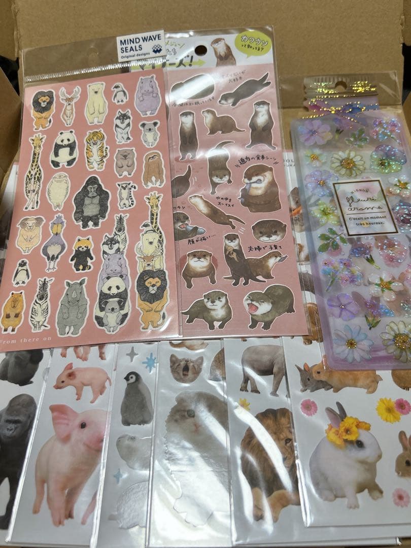 [最終値下げ]クーリア・マインドウェイブ等シールまとめ売りセット 88点