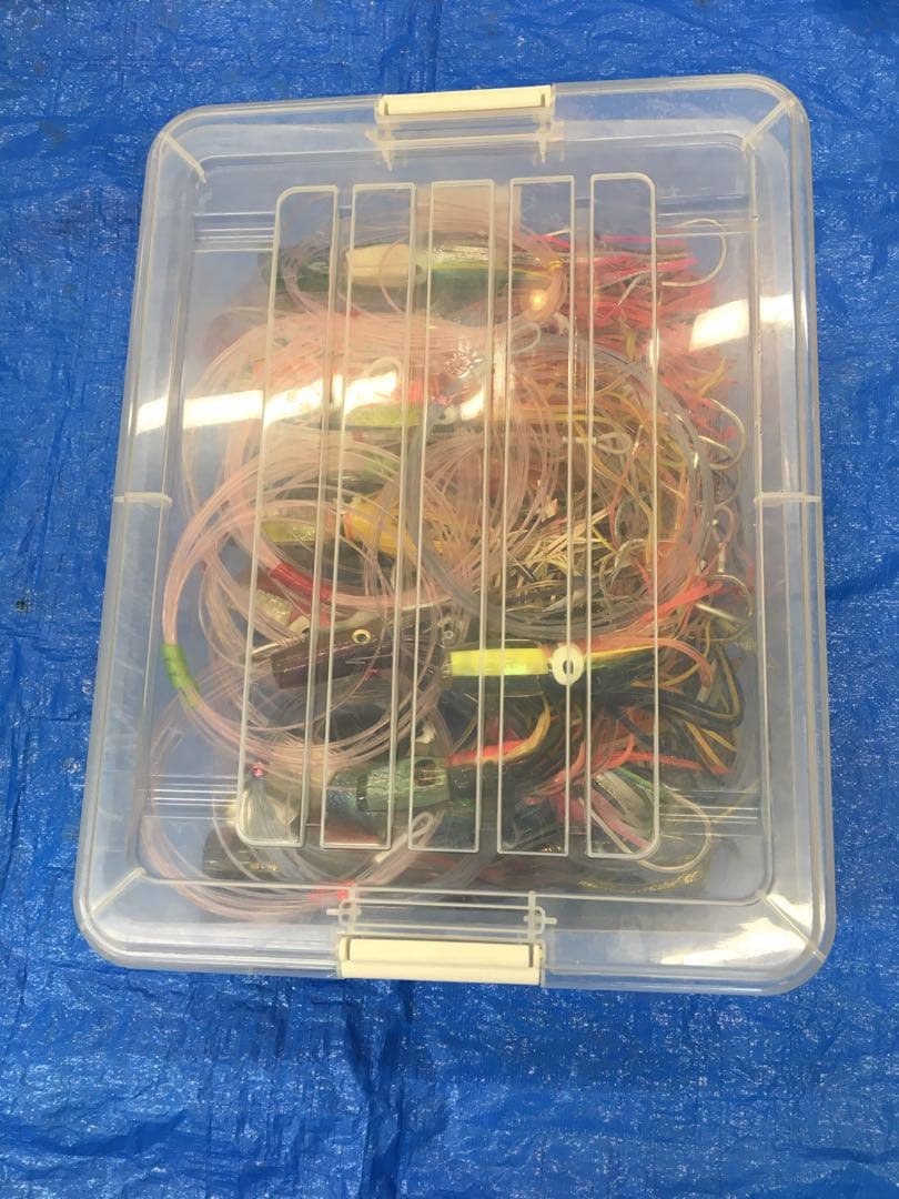 S406 トローリングヘッド仕掛け用　22個セット　ケース付き