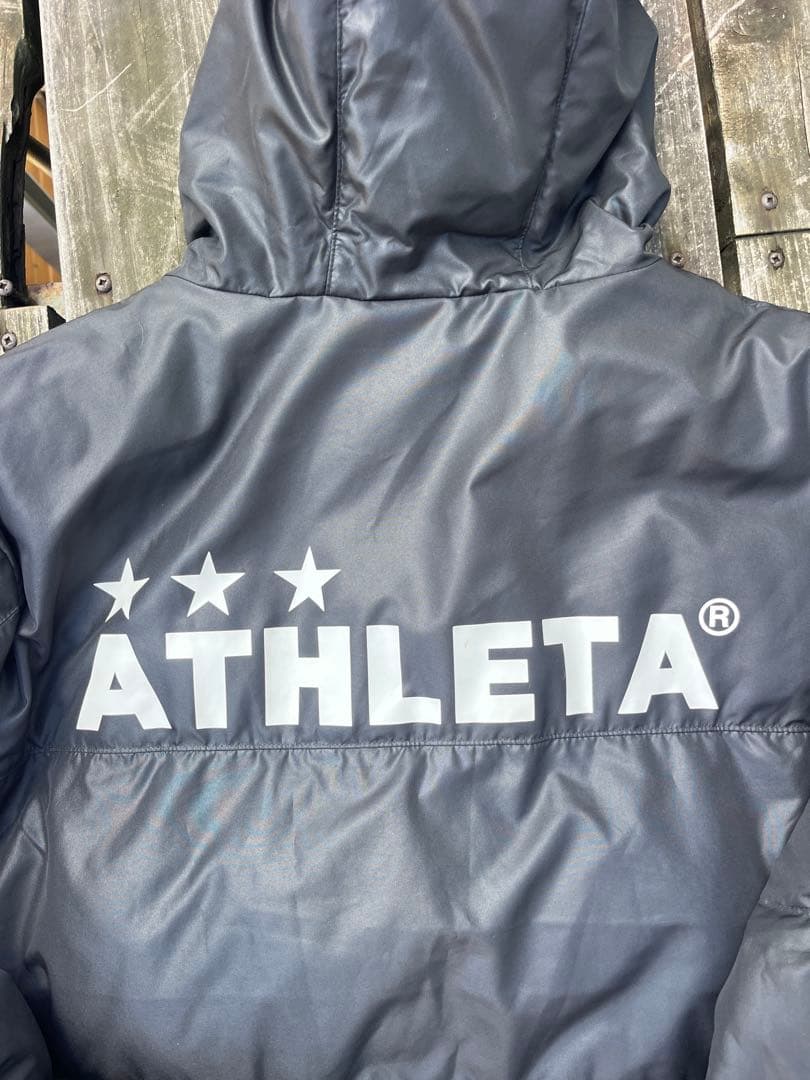ATHLETA ベンチコート ブラック　Lサイズ