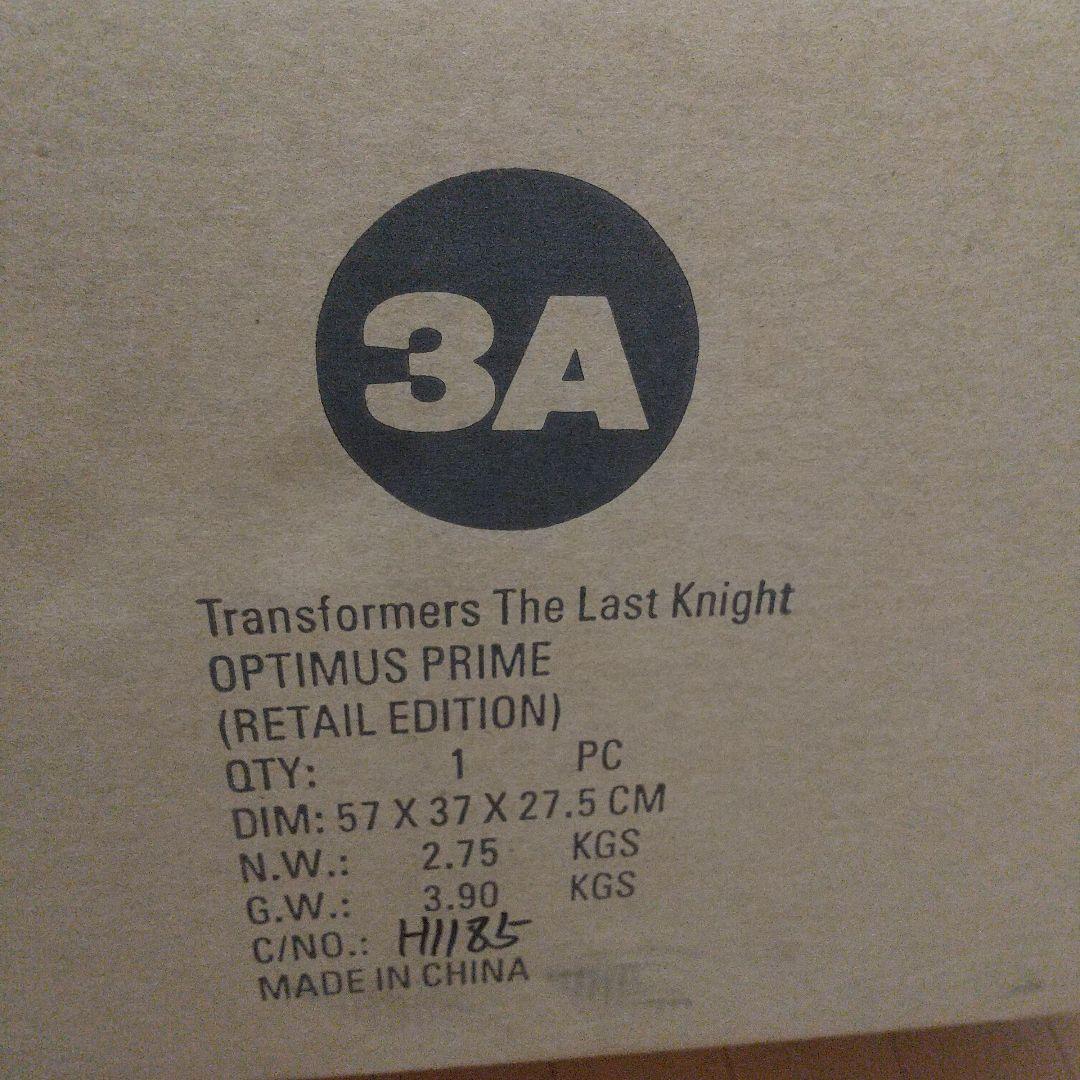 3A threeA プレミアムスケール オプティマスプライム 最後の騎士王