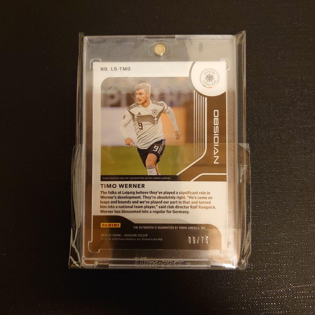 Panini Obsidian ドイツ代表 ティモ・ヴェルナー 直筆サインカード
