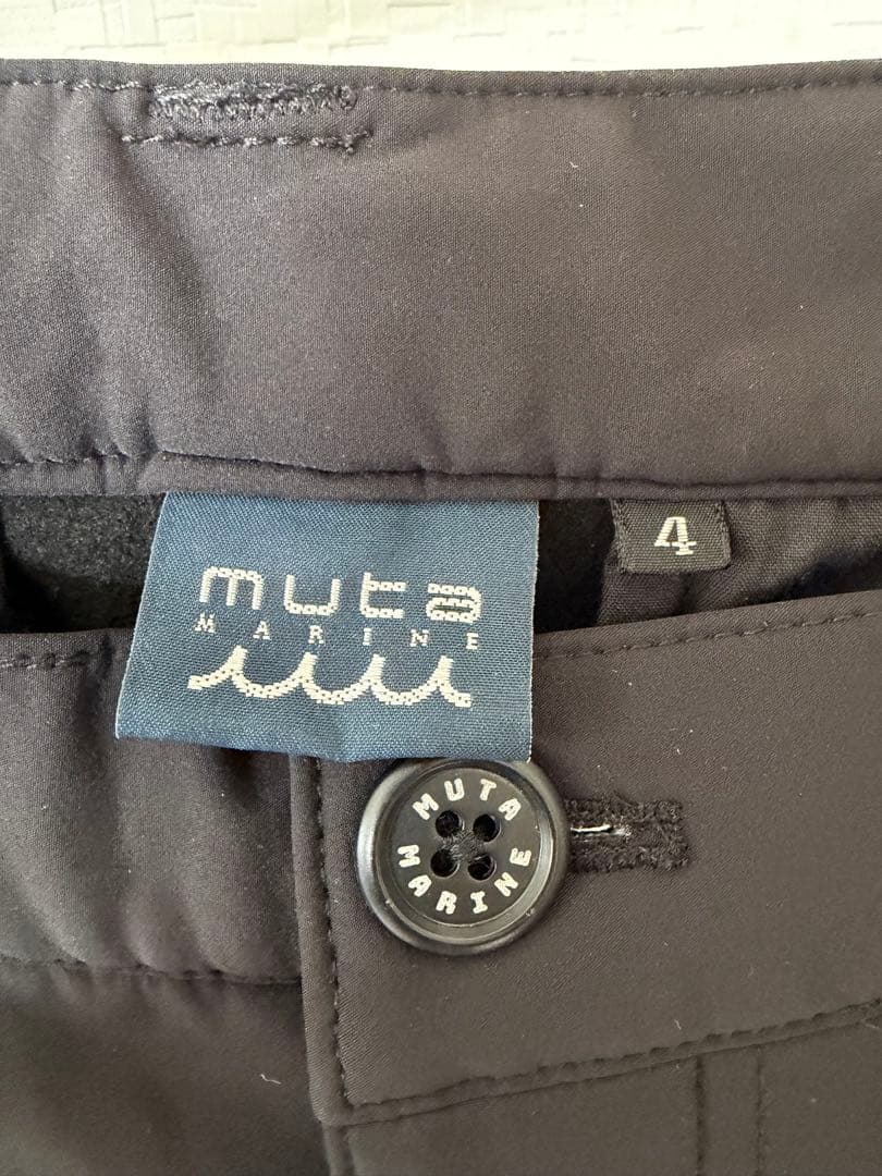 muta MARINEブラック ゴルフパンツ サイズ4