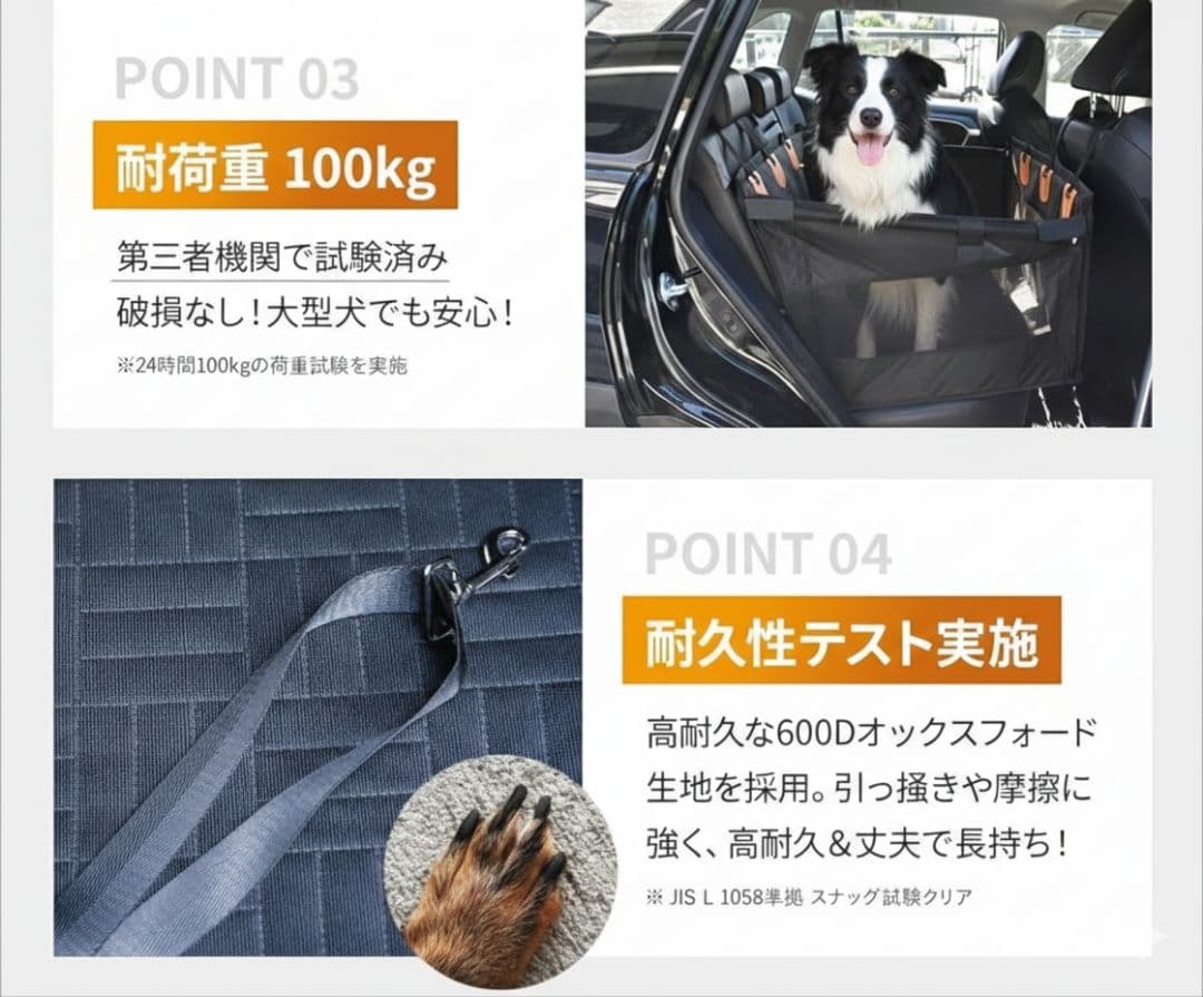 【獣医師監修／JPPMA認定品】ドライブボックス LaLa-Pets　Lサイズ