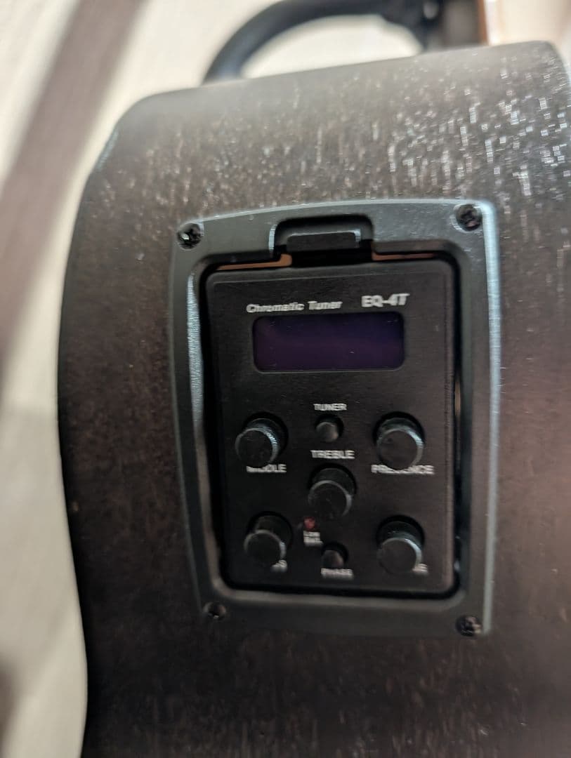 美品/S.yairi YF-04/BLK 改チューナー付エレアコ　ケース付