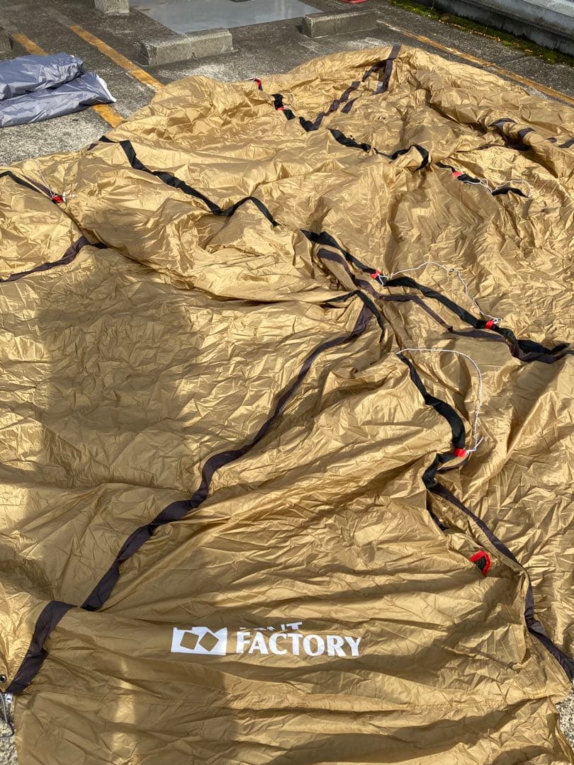 極美品　TENT FACTORY フォーシーズンテント　トンネル2ルーム