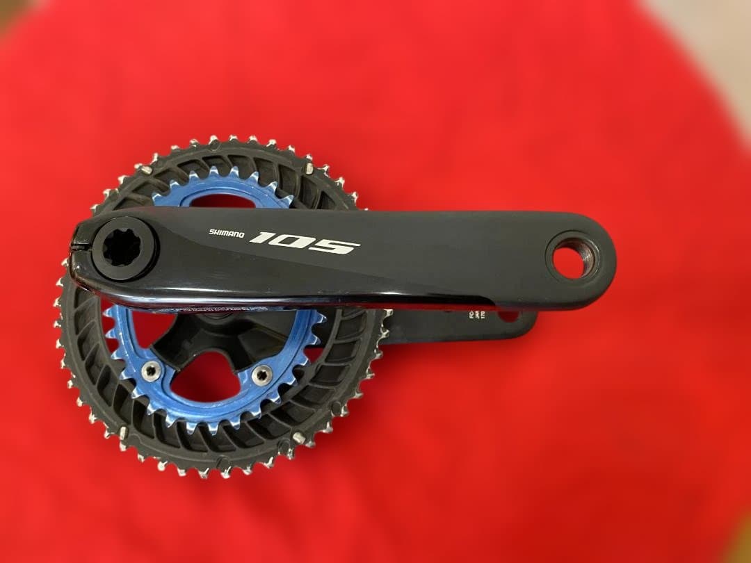 シマノ　状態良し 105 R7000 クランクセット 50-34T 170m