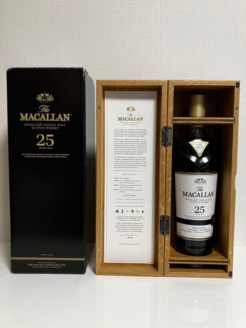2019年 アメリカ版 ザマッカラン25年 未開封 ウィスキー 750ml