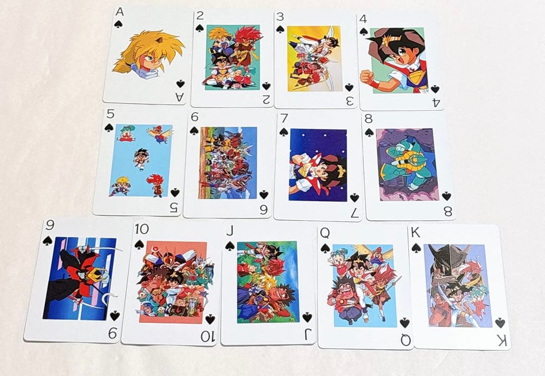 【希少】魔神英雄伝ワタル 3 トランプ 当時のもの