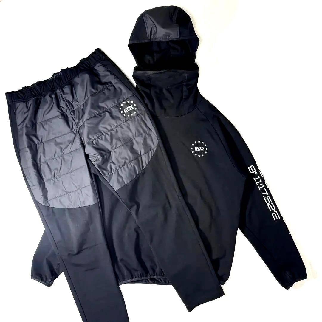 SY32 by SWEET YEARS セットアップ ジョガーパンツ 黒 M