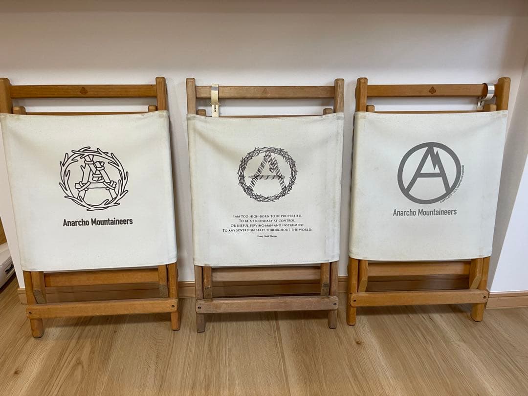 Anarcho Mountaineers アナルコチェアチェア 3脚セット
