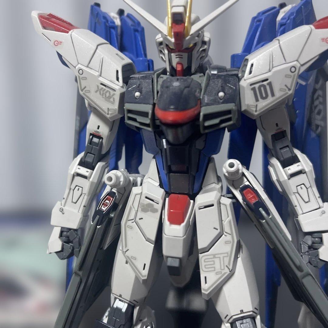 MGフリーダムガンダムVer.2.0 MGガンダムF91 Ver.2.0の2体