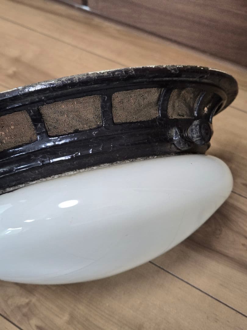 戦前？　箱根登山鉄道　客車室内灯　鉄道廃品