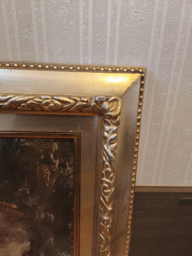 【油彩】鶴岡義雄　少女　F6