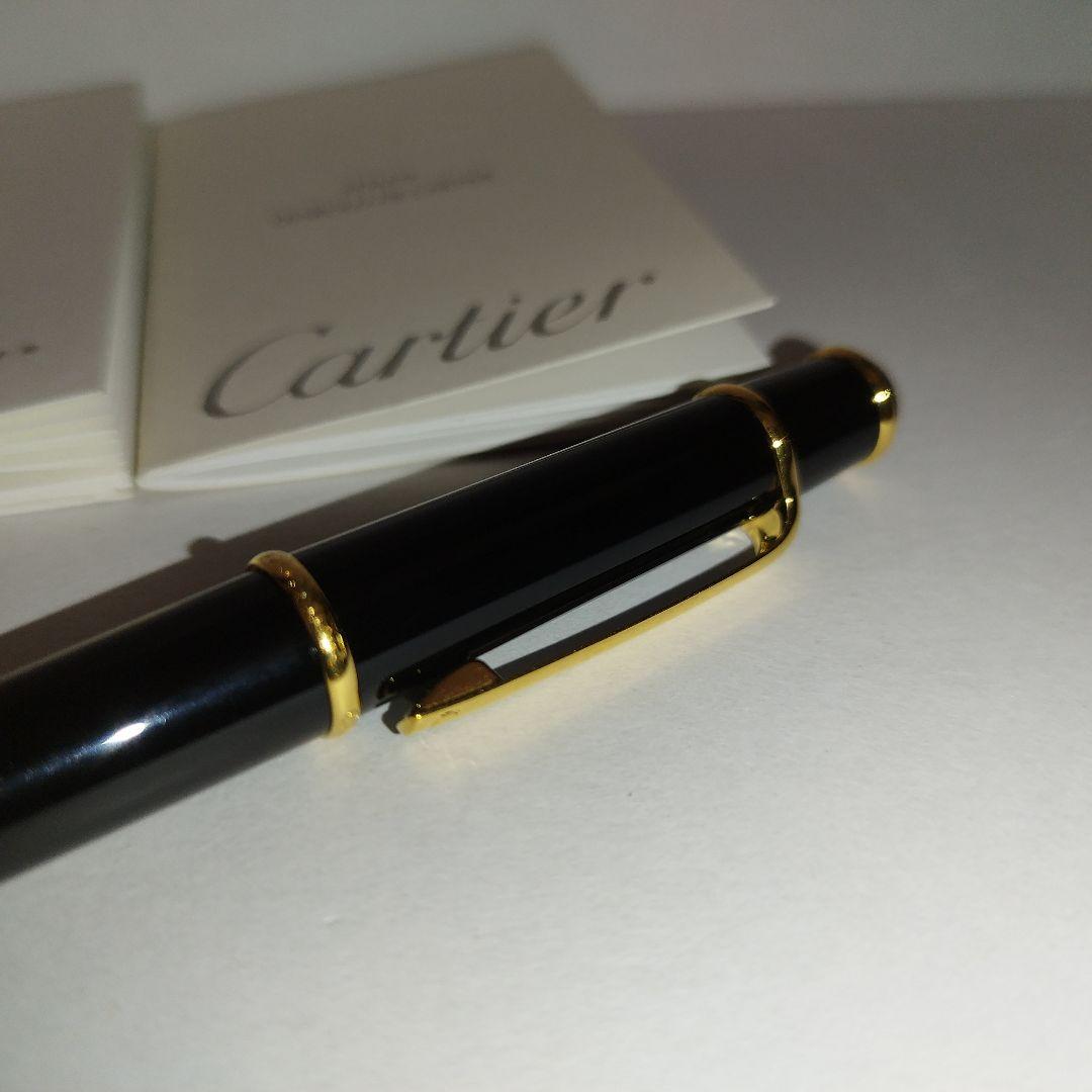 【美品】ディアボロ ドゥ カルティエ シャープペンシル 黒×ゴールド