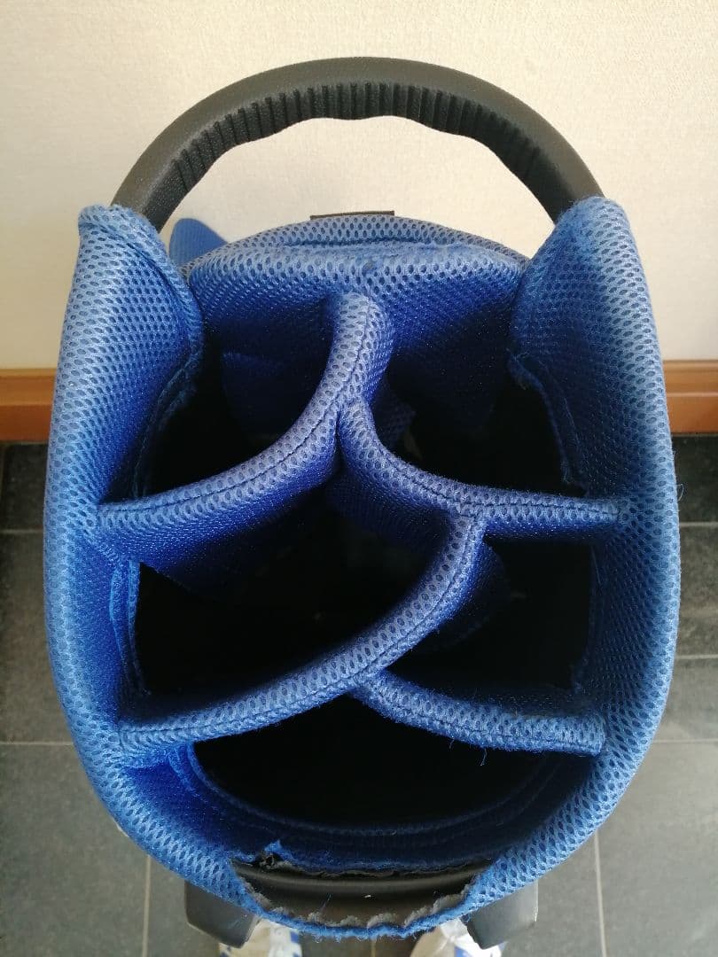 PEARLY GATES パーリーゲイツ　スタンドキャディバッグ　白青