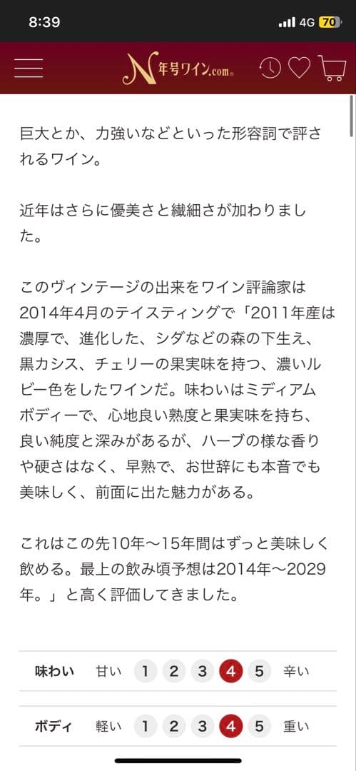 シャトー グリュオ ラローズ 2011