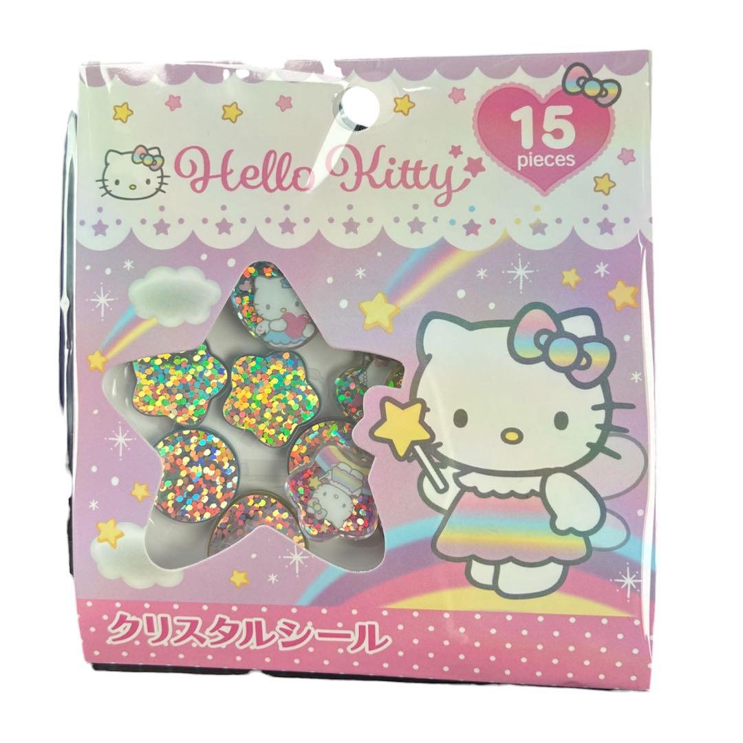 正規品 新品 クリスタル シール おはじき ボンボン ドロップ サンリオ キティ