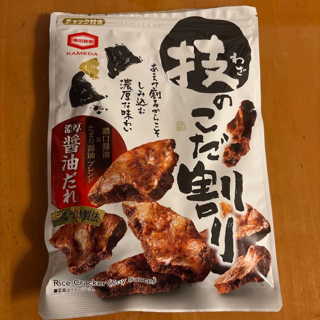 技のこだ割り 濃厚醤油 120g