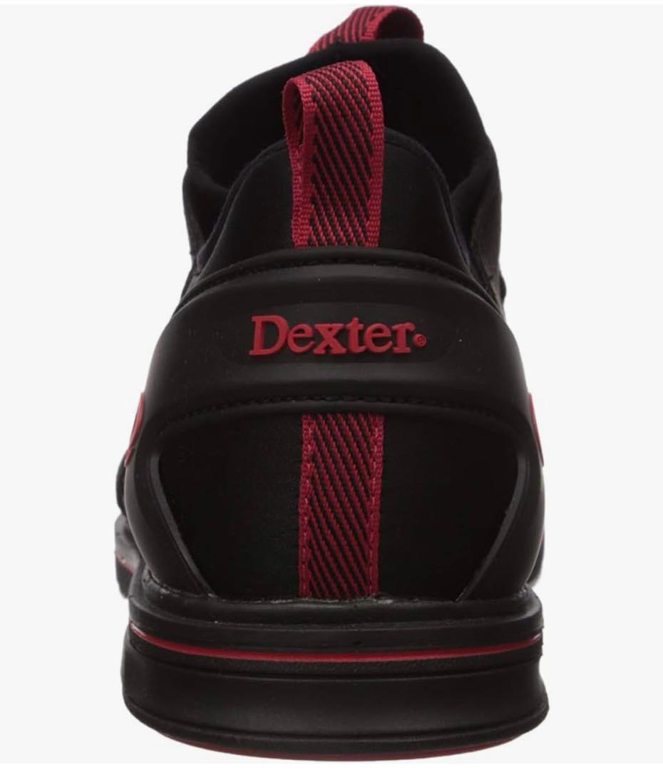 【新品未使用・箱有】Dexter メンズ ボーリングシューズ 黒 赤 27.5
