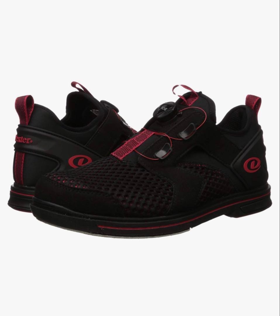 【新品未使用・箱有】Dexter メンズ ボーリングシューズ 黒 赤 27.5