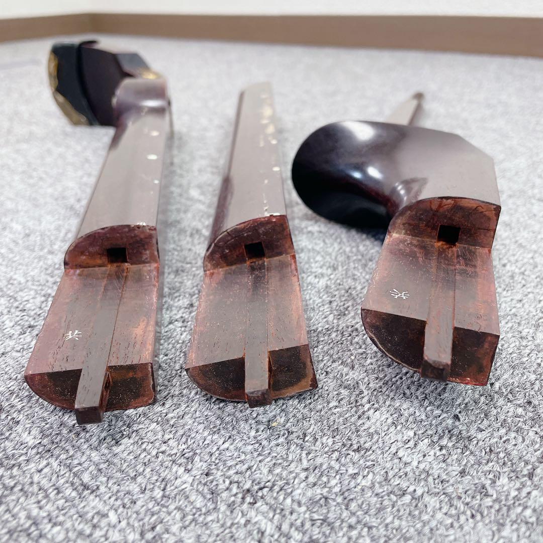 三味線 紅木 子持綾杉胴 中棹 一本溝