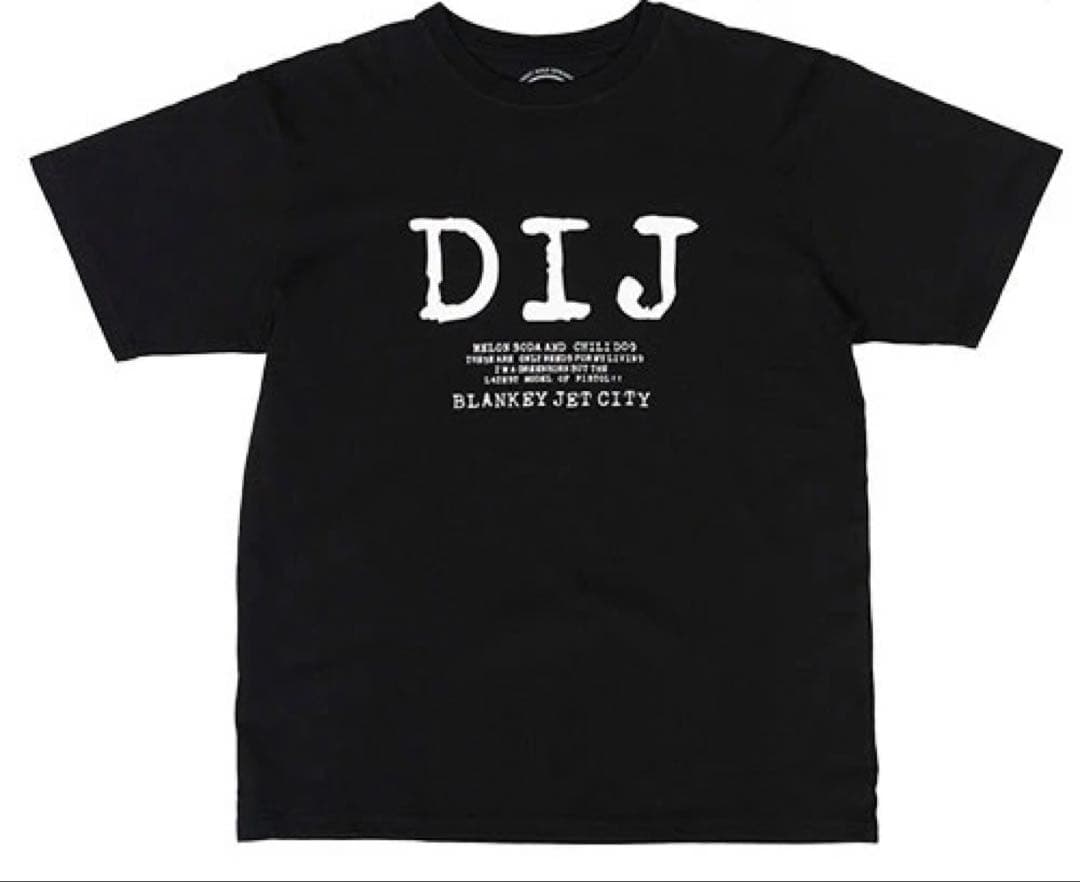 BLANKEY JET CITY DIJ Tシャツ Mサイズ 黒　丁寧梱包
