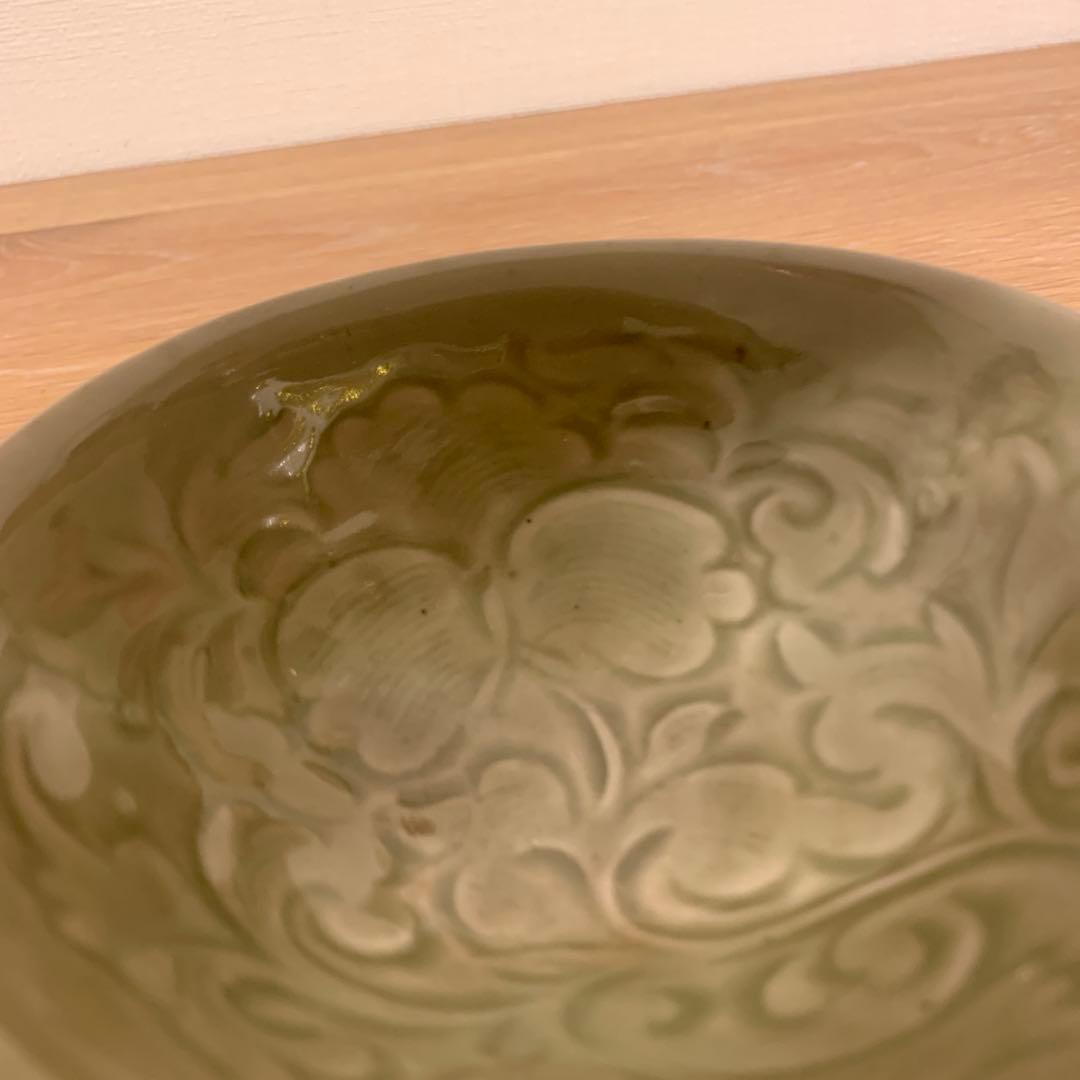 中国美術 唐物 耀州窯　青磁 北宋時代 茶碗　　127