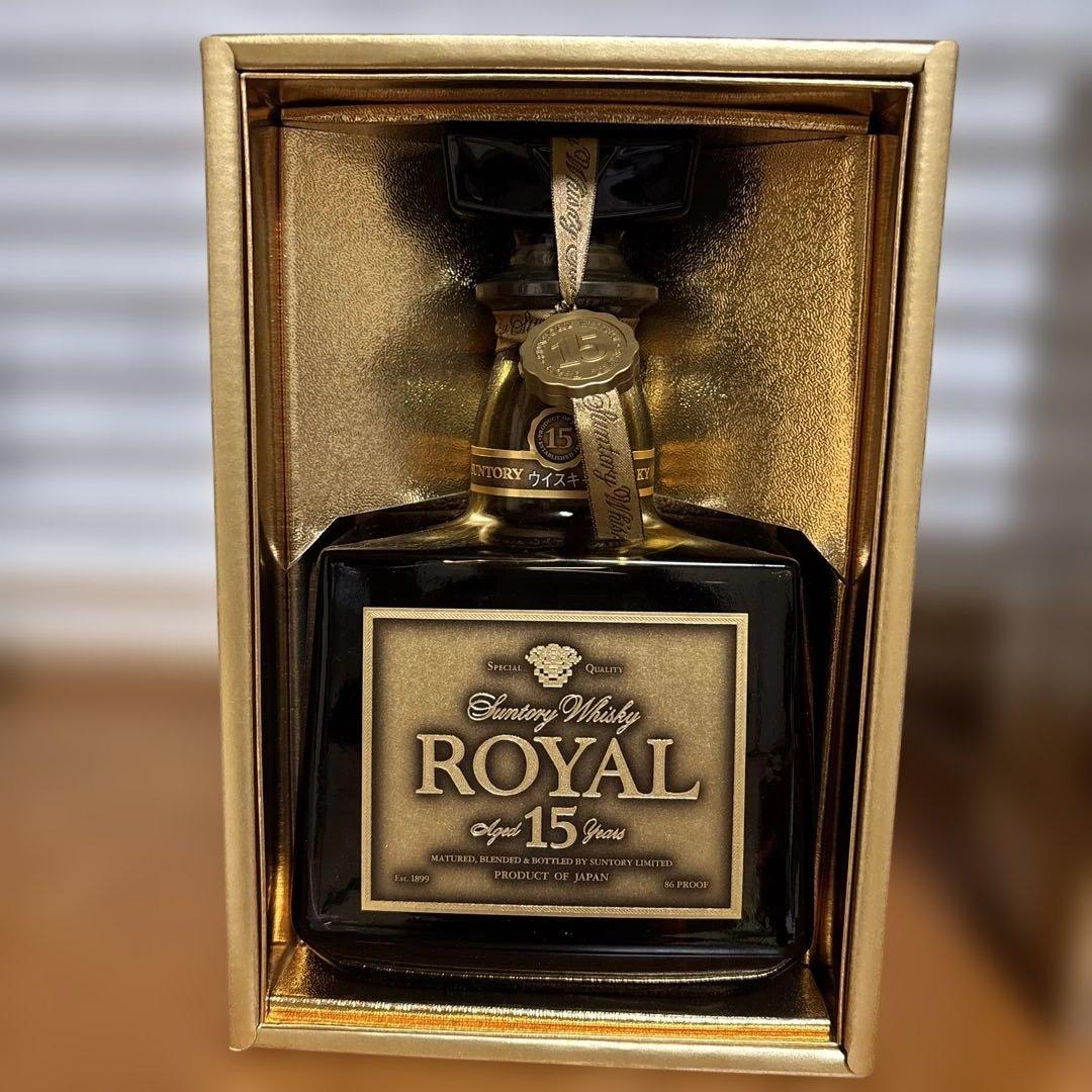サントリーウイスキー ロイヤル 15年　【未開封】15年700ml43％ 箱あり