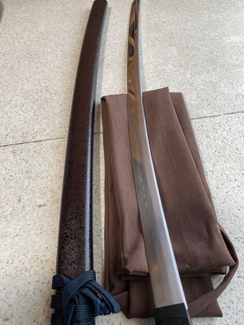 美術刀 茶色鞘 模造刀