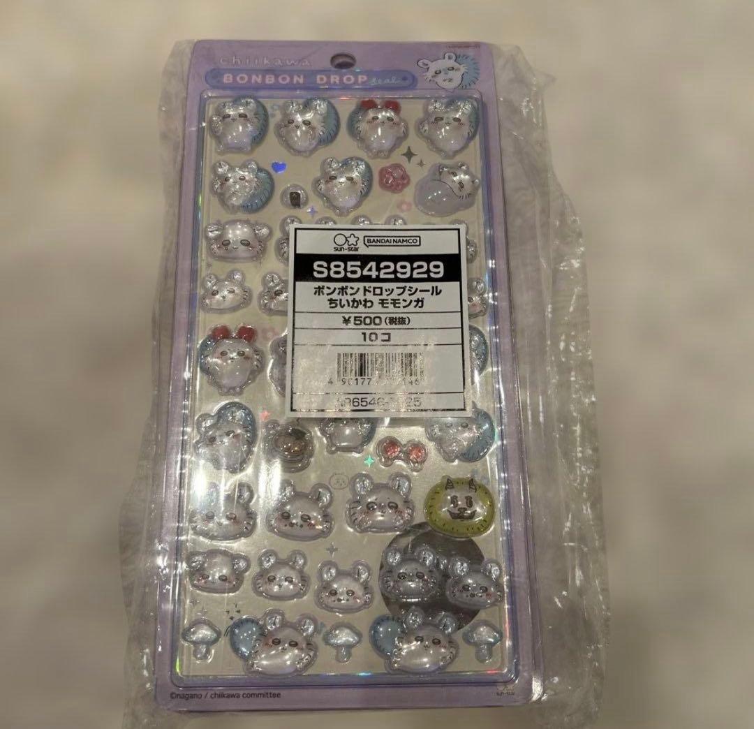 ボンボンドロップシール　ちいかわ　モモンガ 10枚セット