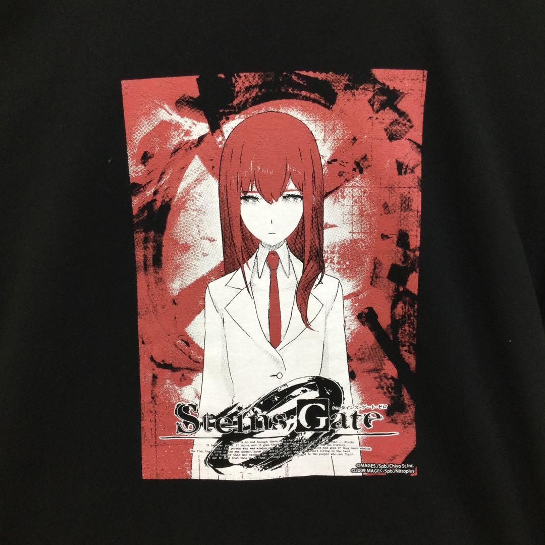 Steins・Gate 0 牧瀬紅莉栖　半袖　Tシャツ　ブラック　XLサイズ