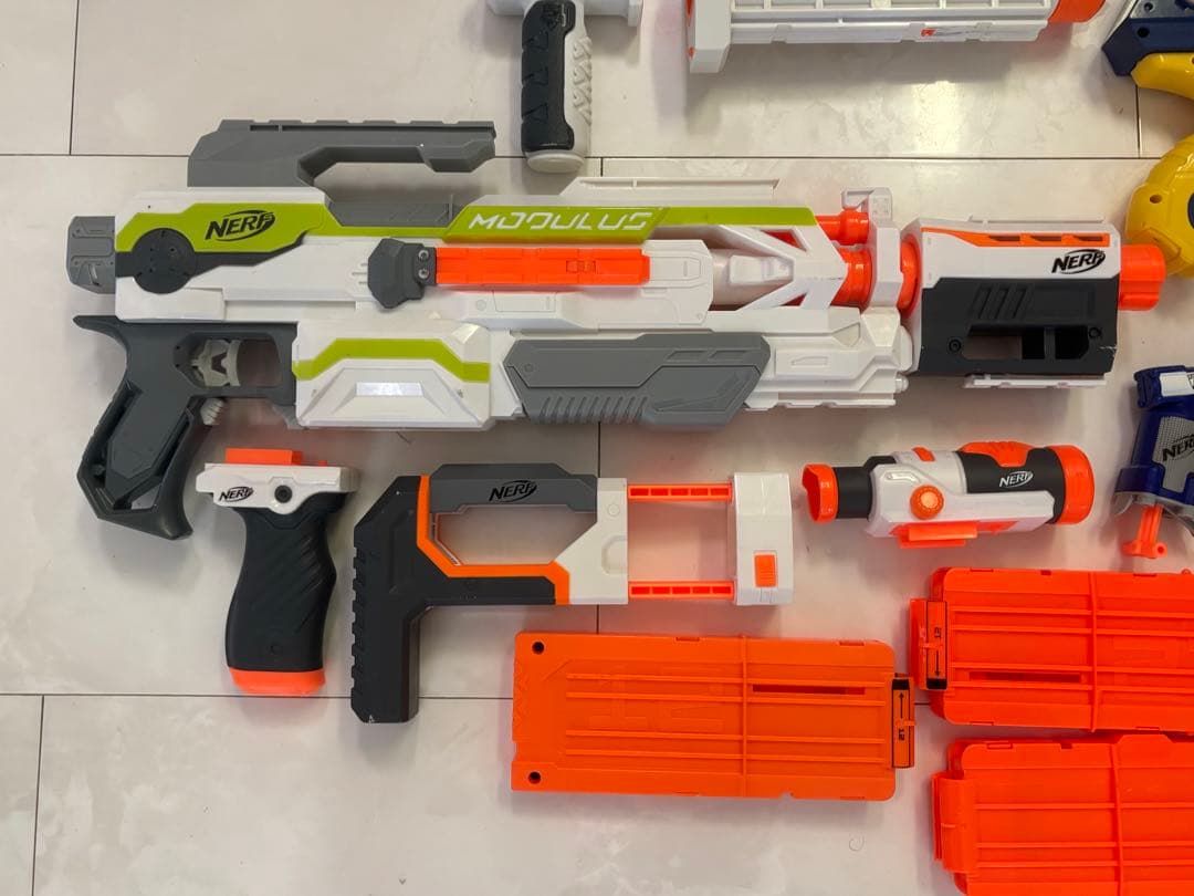 ナーフ6点セット中古　リタエイター　ストライクモジュラス　その他おまけ