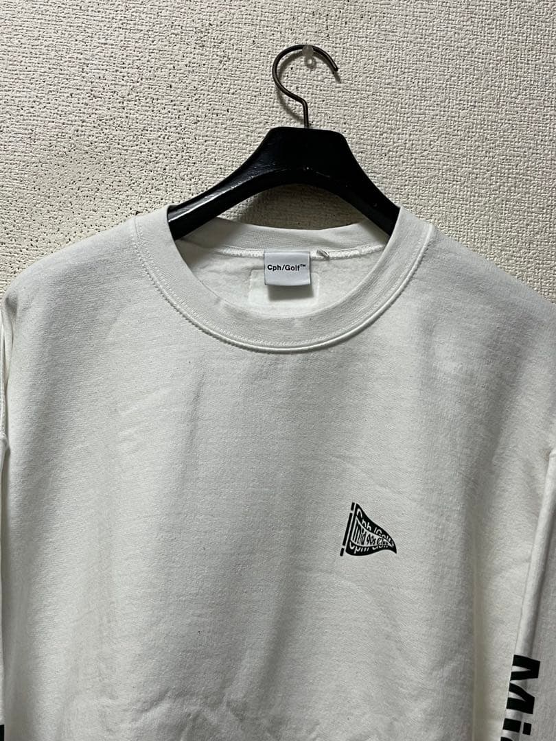 キャプテンズヘルムゴルフ×mid 90s club　トレーナー　/XL　ロゴ　し