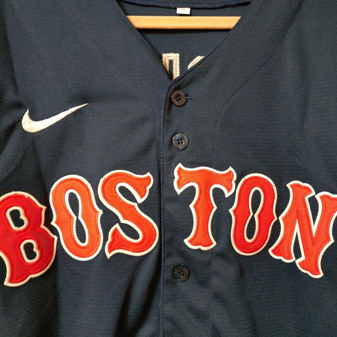 レッドソックス　吉田正尚選手　レプリカユニフォームS　ネイビー