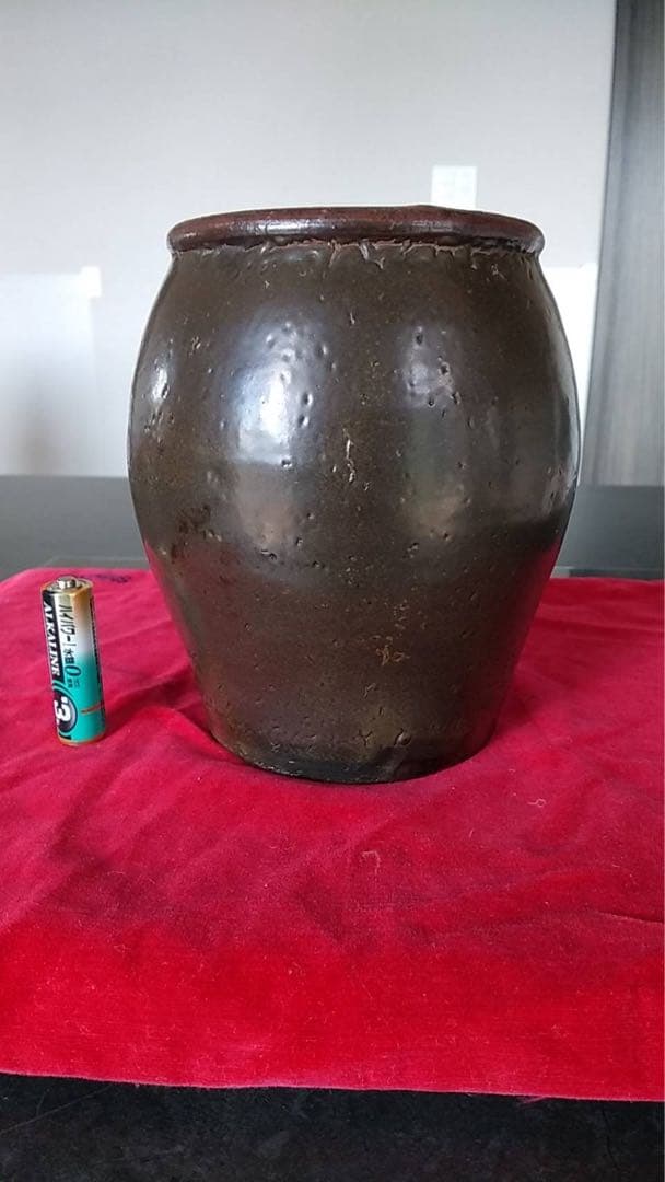 丹波焼　古美術、古丹波　黒丹波　水差し　茶道具　茶器　煎茶道具　古道具　雑器