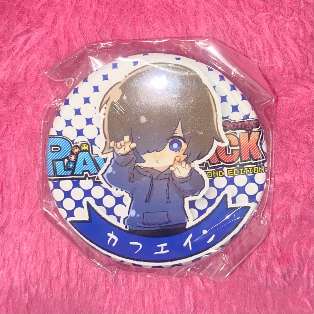 カフェイン ゲーム実況者 缶バッジ