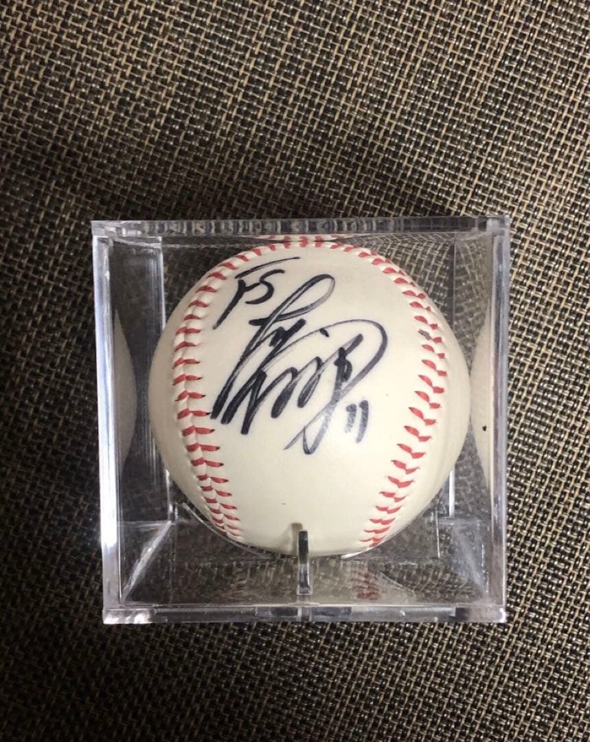 2013年でしか使用してないサイン型　激レア 直筆ドラフトサインボール