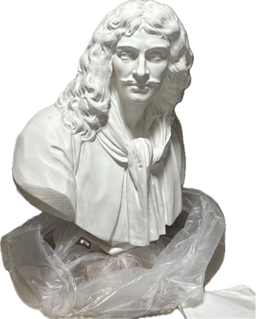 【新品価格99000円】石膏像 モリエール