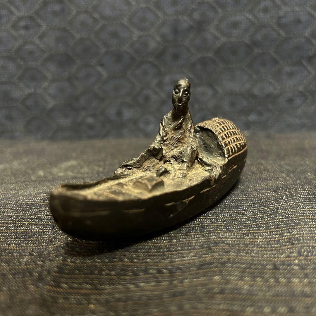 書家コレクションより　古銅、水滴、書鎮など色々まとめて四点