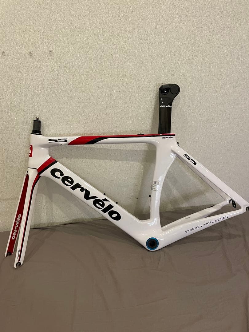 状態良好！サーヴェロ　cervelo s5 フレームセット　サイズ51