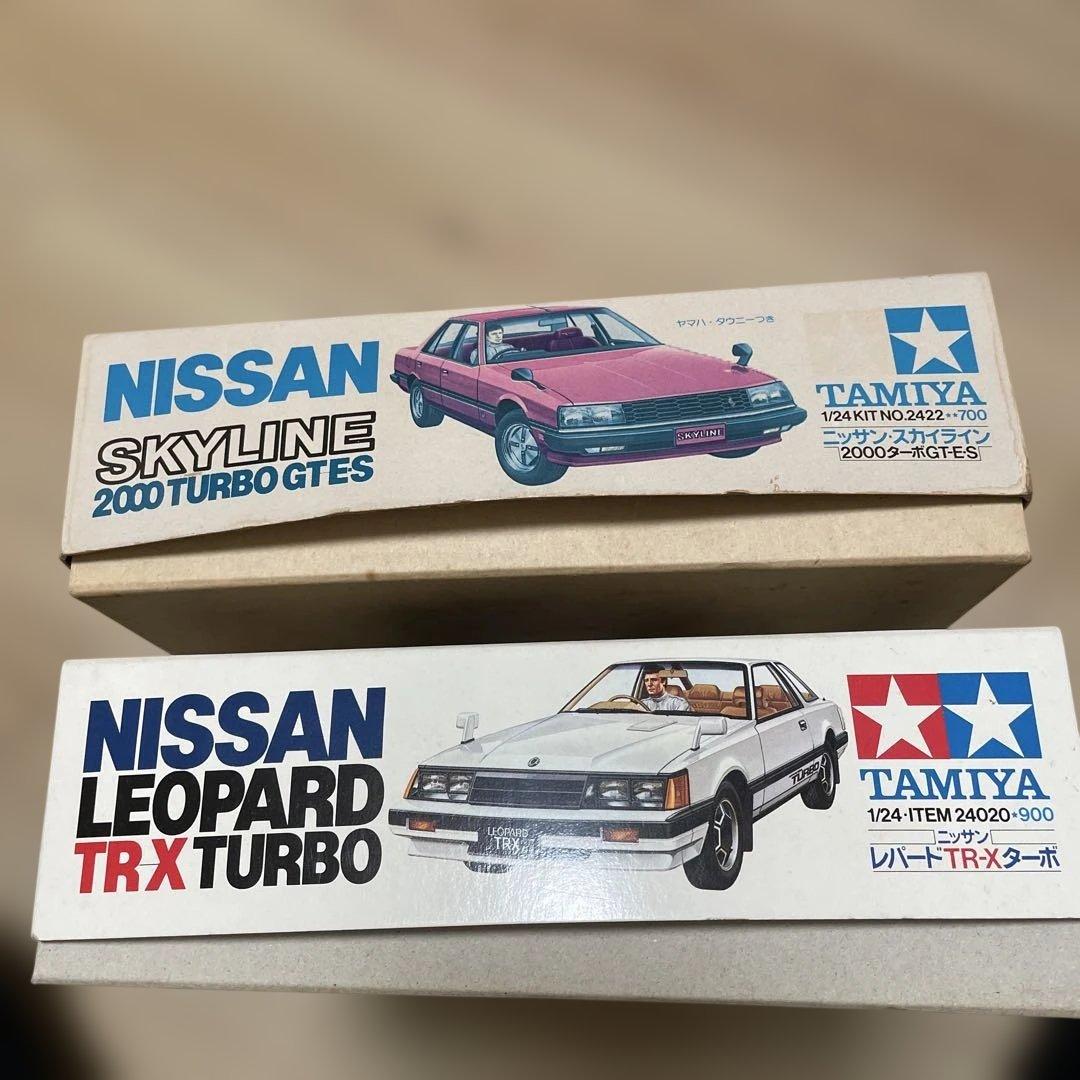 TAMIYA 日産レパードTRXターボ & スカイライン2000ターボGTES